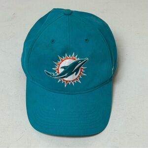 NFL Miami Dolphins Football Teal Cap Adjustable Hat